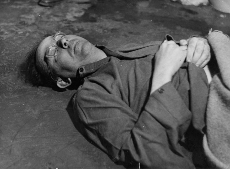 SS leader Himmler after his suicide